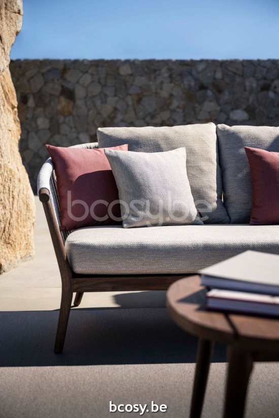 Jardinico LEGNA Canapé De Jardin Sable Teck - cream Cream.