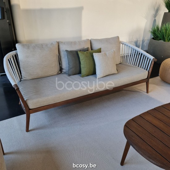 Jardinico LEGNA Canapé De Jardin Sable Teck - cream Cream.