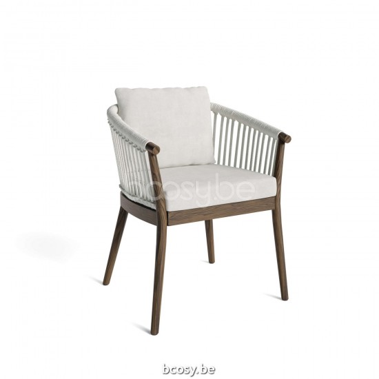 Jardinico LEGNA Armstoel Sable Teak - cream Cream.