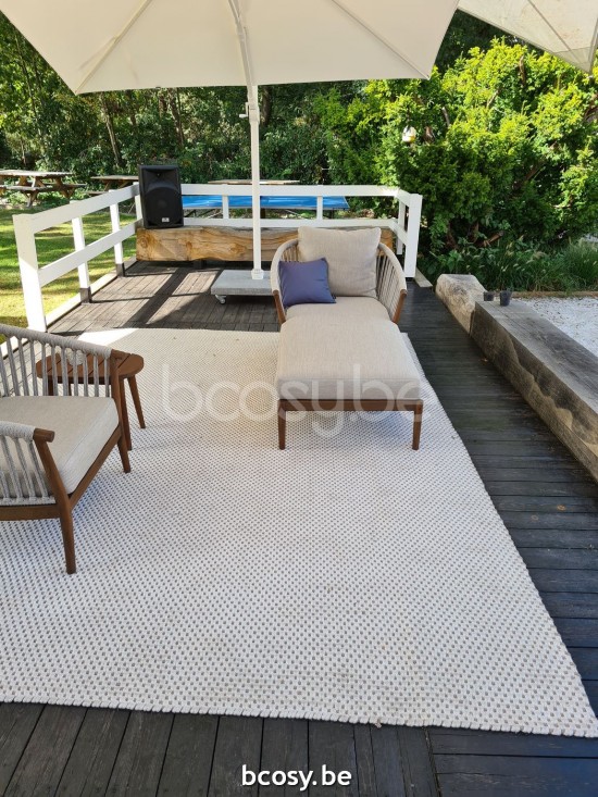 Jardinico LEGNA lits de jardin bain de soleil Fauteuils de relaxation chaises longues.