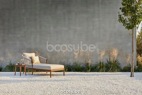 Jardinico LEGNA Loungesessel Sable Teakholz - cream Cream.