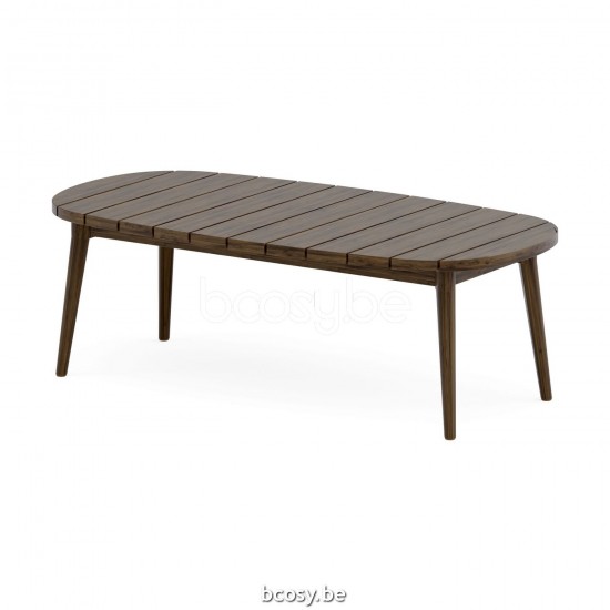 Jardinico LEGNA Rechthoekige Buitensalontafel 120x60 Sable Teak.