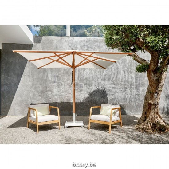 Jardinico LUCCA Pied De Parasol Lucca Heavy 60 Kg White Concrete.