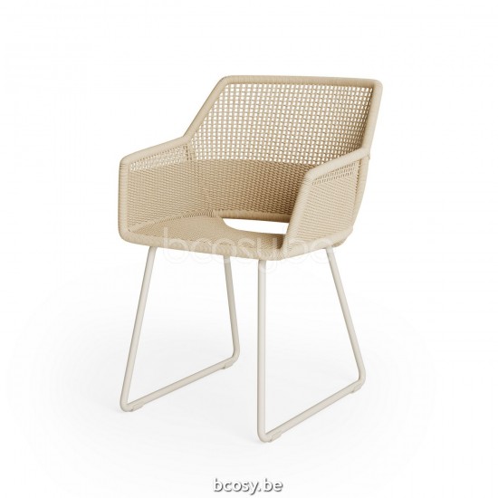 Jardinico MANI Armstoel Amandel alu - Amandel touw Brulé.