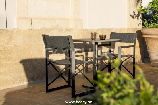  Jardinico MANTRA BISTRO Regiestuhl Anthrazit Textil.