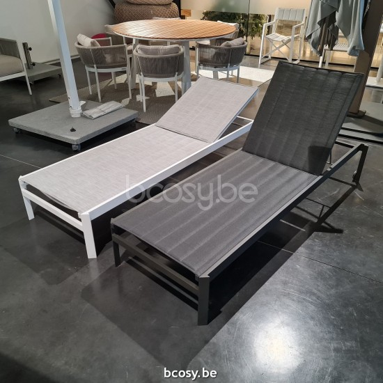 Jardinico MANTRA BISTRO Sunlounger Anthracite Textile.