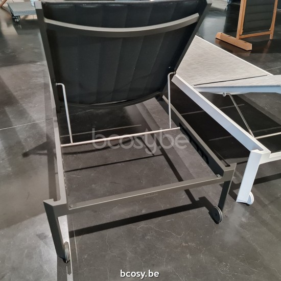 Jardinico MANTRA BISTRO Sonnenliege Anthrazit Textil.