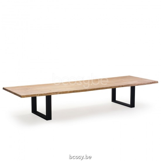 Jardinico NATURE Rechthoekige Tuintafel Zwart Teak.