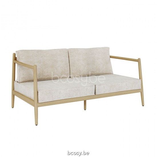 Jardinico NOA Tuinsofa teak - artichok koord Brulé.