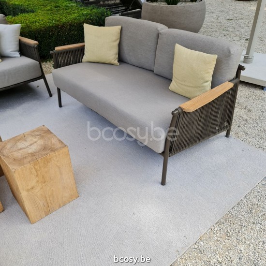 Jardinico SCOOP Sofa 2 Seater Lava - Brown Beige.