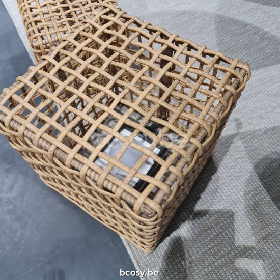 Jardinico SOLORE Square Led Light Cube Large Natural.