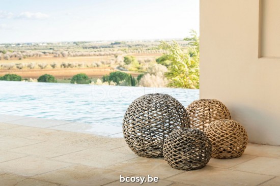 Jardinico SOLORE Round Led Light Large Taupe.