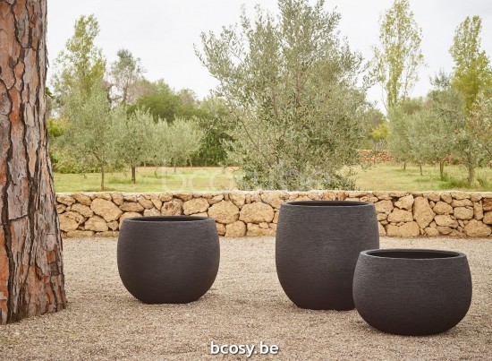 Jardinico TERRA Jardinière Petit Ballon Nero.