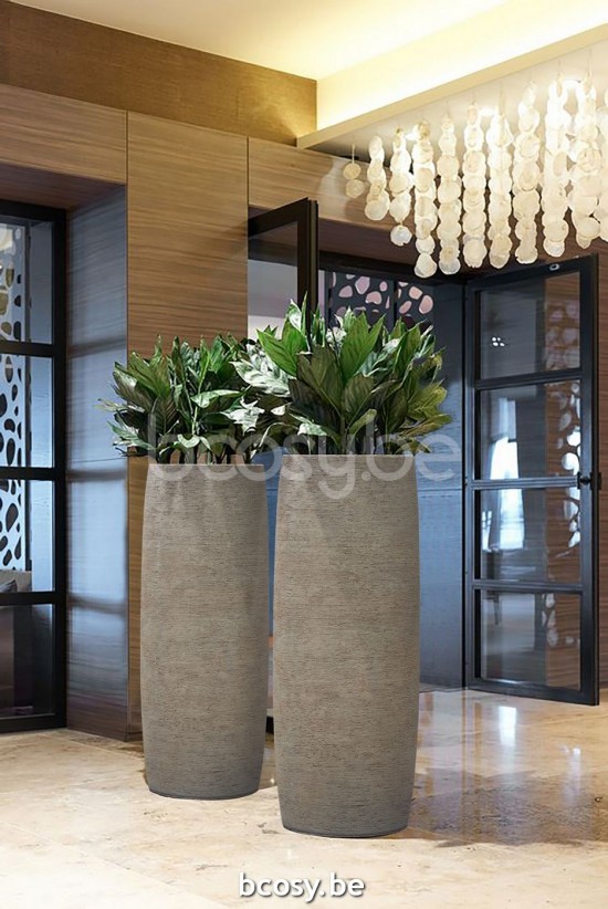 Jardinico TERRA Round Plant Pot Alto Large Macchiato.