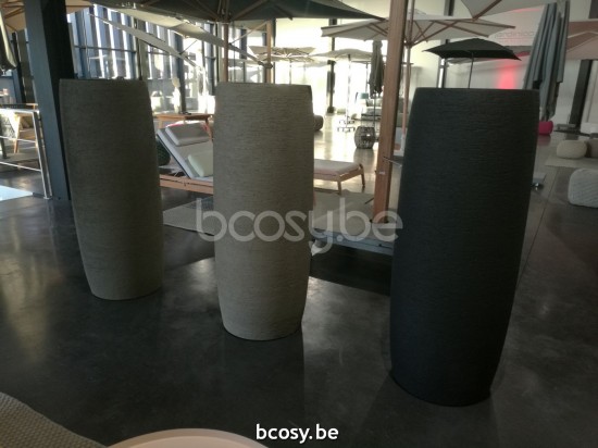 Jardinico TERRA Runder Pflanzentopf Alto Groß Macchiato.