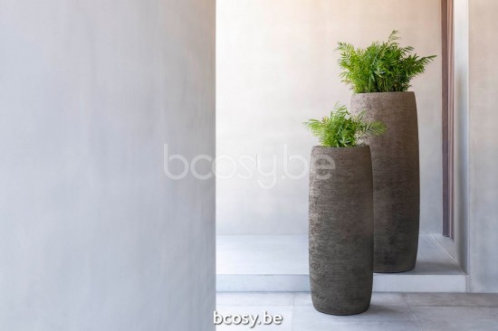 Jardinico TERRA Round Plant Pot Alto Small Macchiato.