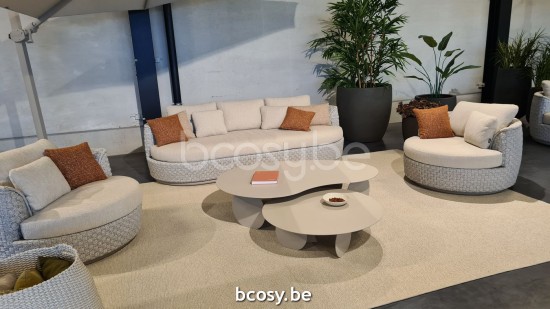 Jardinico TONDO salons de jardin détente 1 place.