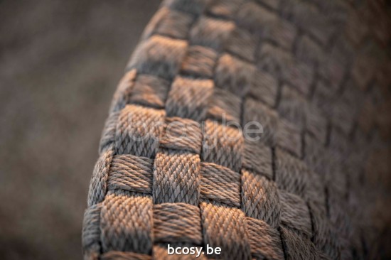 Jardinico TONDO Canapé Modulaire Organique Bras Gauche Organique Lin alu - Corde seal Pampas cat C.