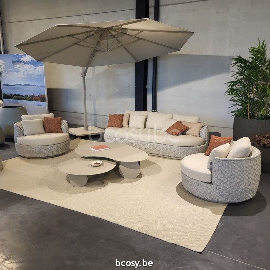 Jardinico TONDO Gartenloungegarnitur Gartencouch Loungegruppe.