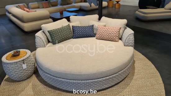 Jardinico TONDO Garden outdoor sunbeds daybeds in aluminium.