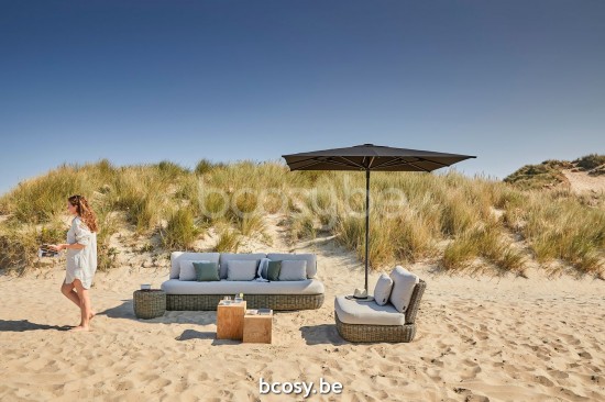 Jardinico TUGU Lounge Chair 1s Swivel Cottage Linnen.