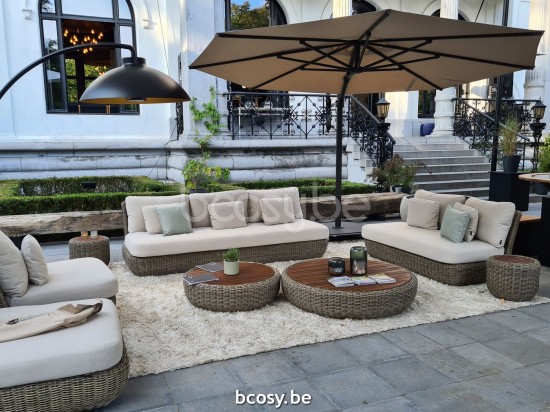 Jardinico TUGU Gartenloungegarnitur Gartencouch Loungegruppe.