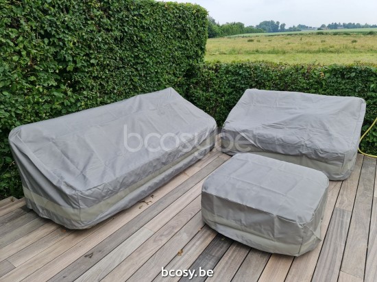 Jardinico TUGU salons de jardin détente 3places.