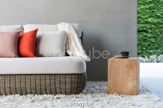 Jardinico TUGU Sofa 3s Armlos Cottage Linnen.