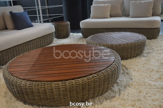 Jardinico TUGU Garden Coffee Tables in teak.