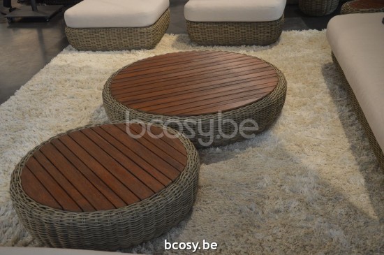 Jardinico TUGU Table Basse Cottage - Sable Teck.