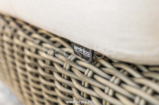 Jardinico TUGU Ottoman 90x90 Cottage Linnen.