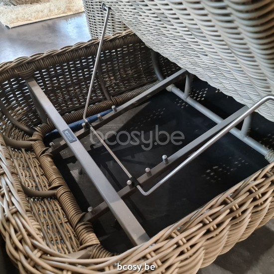 Jardinico TUGU lits de jardin bain de soleil Fauteuils de relaxation chaises longues.