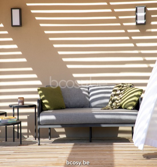 Jardinico VOLTE Bout De Canapé Antracite Ceramic Nero-Charcoal.