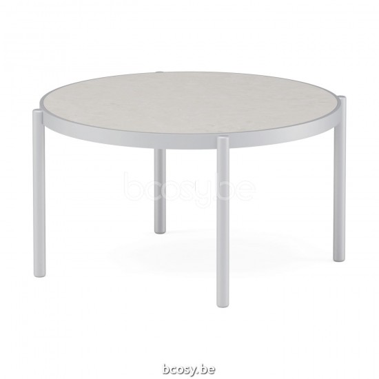 Jardinico VOLTE Ronde Salontafel Vernestbaar Ø75 Wit Ceramic Bianco.
