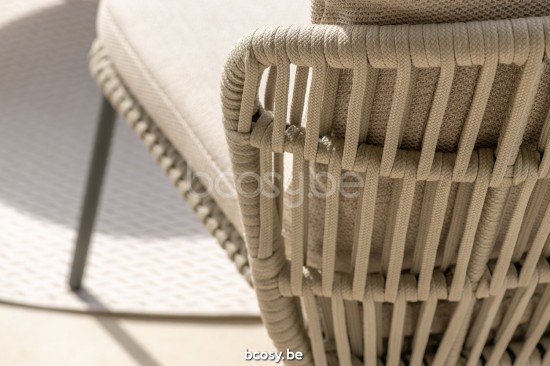 Jati&Kebon Lima garden outdoor lounge sets Charcoal mat aluminium Beige uni.