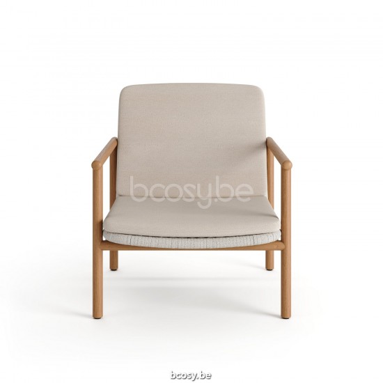 Jati Kebon Benoa Sofa 1-zits Zonder kussens Koord Linnen.