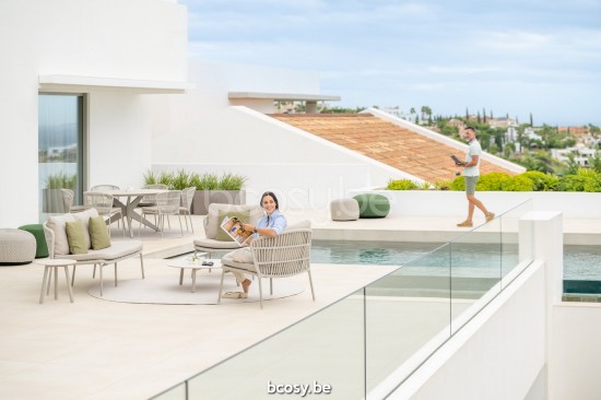 Jati&Kebon Lima garden outdoor lounge sets Sand mat Linnen.