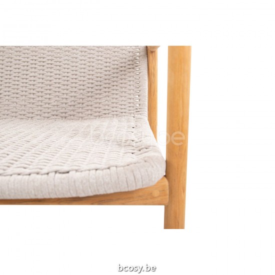 Jati Kebon Benoa Teak Sofa 3-Sitzer.