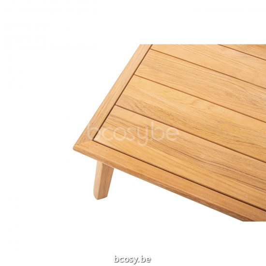 Jati Kebon Lynn Teak Table basse de jardin.