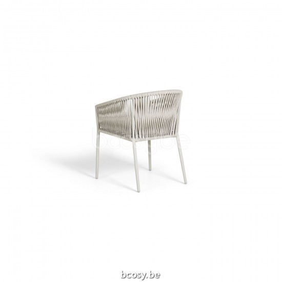 Jati Kebon Cala Chaise de jardin avec accoudoirs.