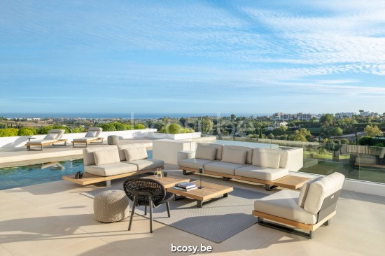 Jati&Kebon Truro salons de jardin détente 2 places Aluminium anthracite mat.