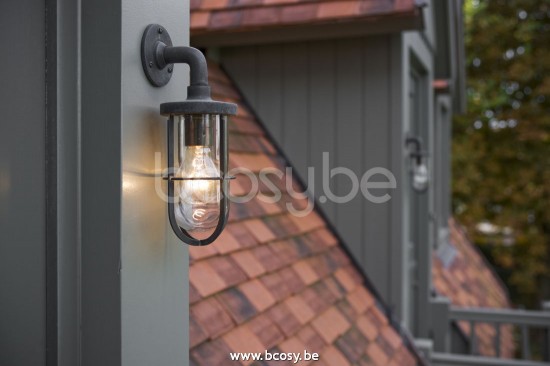 Tekna Nautic DOCKLIGHT WALL-Dunkelbronze-Klarglas.