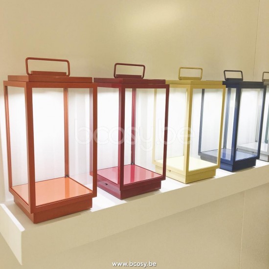 Tekna Nautic BLAKES TABLE LAMP-2700K gelakt Oranje roest-helder glas.