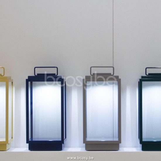 Tekna Nautic BLAKES TABLE LAMP-2700K laqué Bleu royal-verre clair.