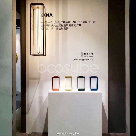 Tekna Nautic BLAKES TABLE LAMP-2700K lackiert Jet Black-Klarglas.