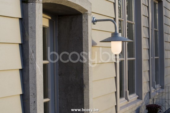 Tekna Nautic QUAY LIGHT 90°-cuivre-verre clair.