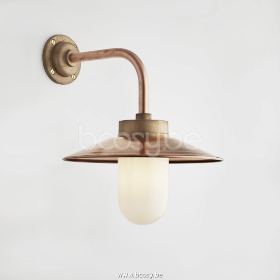 Tekna Nautic QUAY LIGHT 90°-Kupfer-Klarglas.