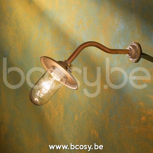 Tekna Nautic BUTTERFLY 45°-koper-helder glas.