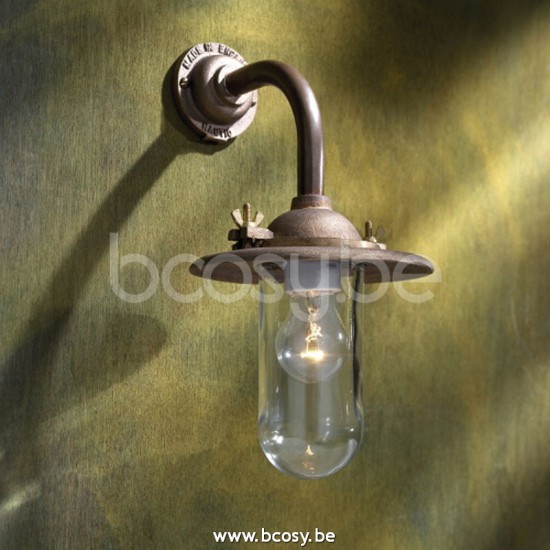 Tekna Nautic BUTTERFLY 90°-cuivre-verre clair.