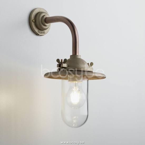 Tekna Nautic Butterfly 90°-copper-clear glass.